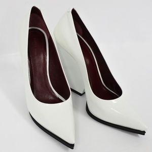 White Céline Pumps - 40